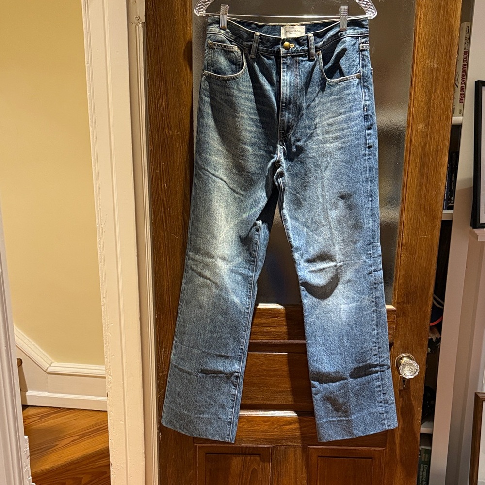 Madewell Women's Straight Blue Jeans